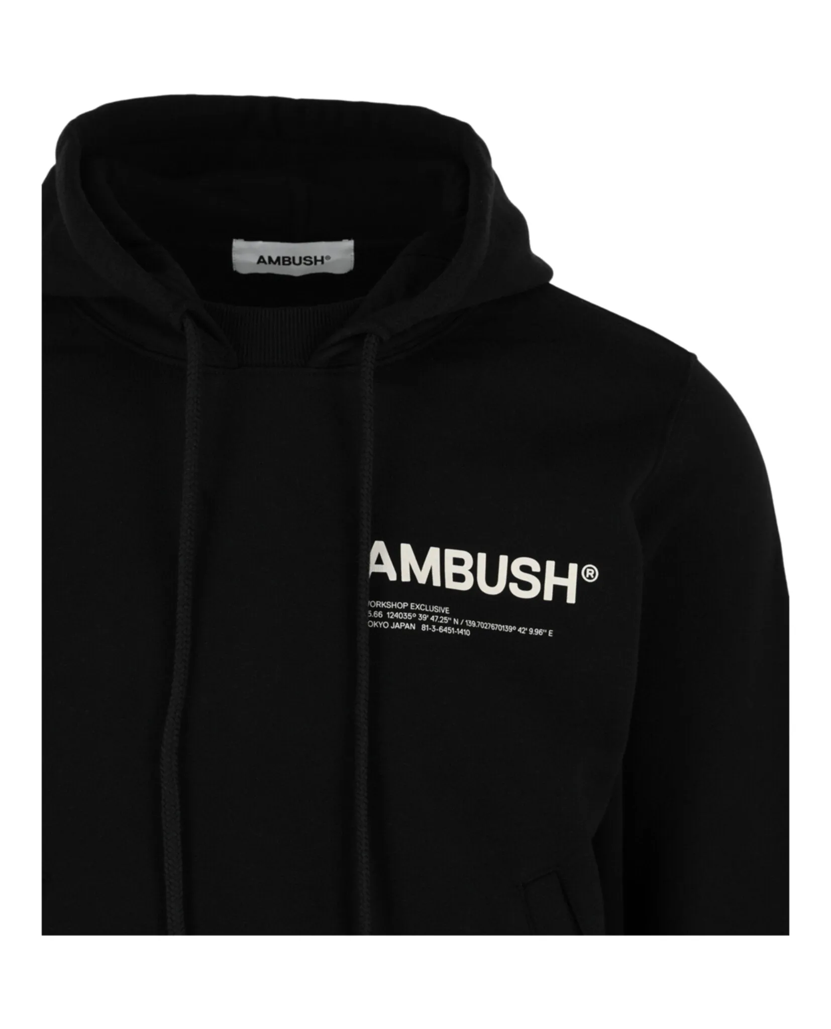 AMBUSH Mens WKSP Logo-Print Hoodie