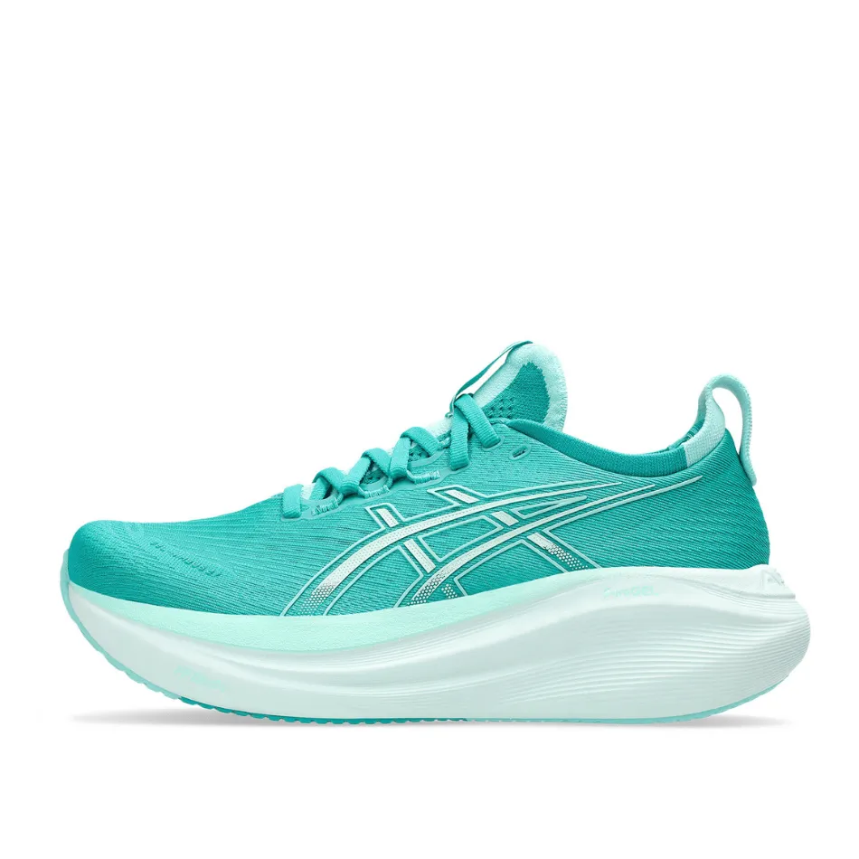 Asics Women's GEL-NIMBUS 27 Running Shoes in Wave Teal/Illuminate Mint SS25