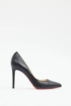 Black Leather Kate 100 Pump
