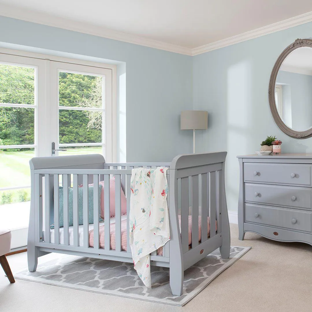 Boori Sleigh Urbane Cot Bed - Pebble