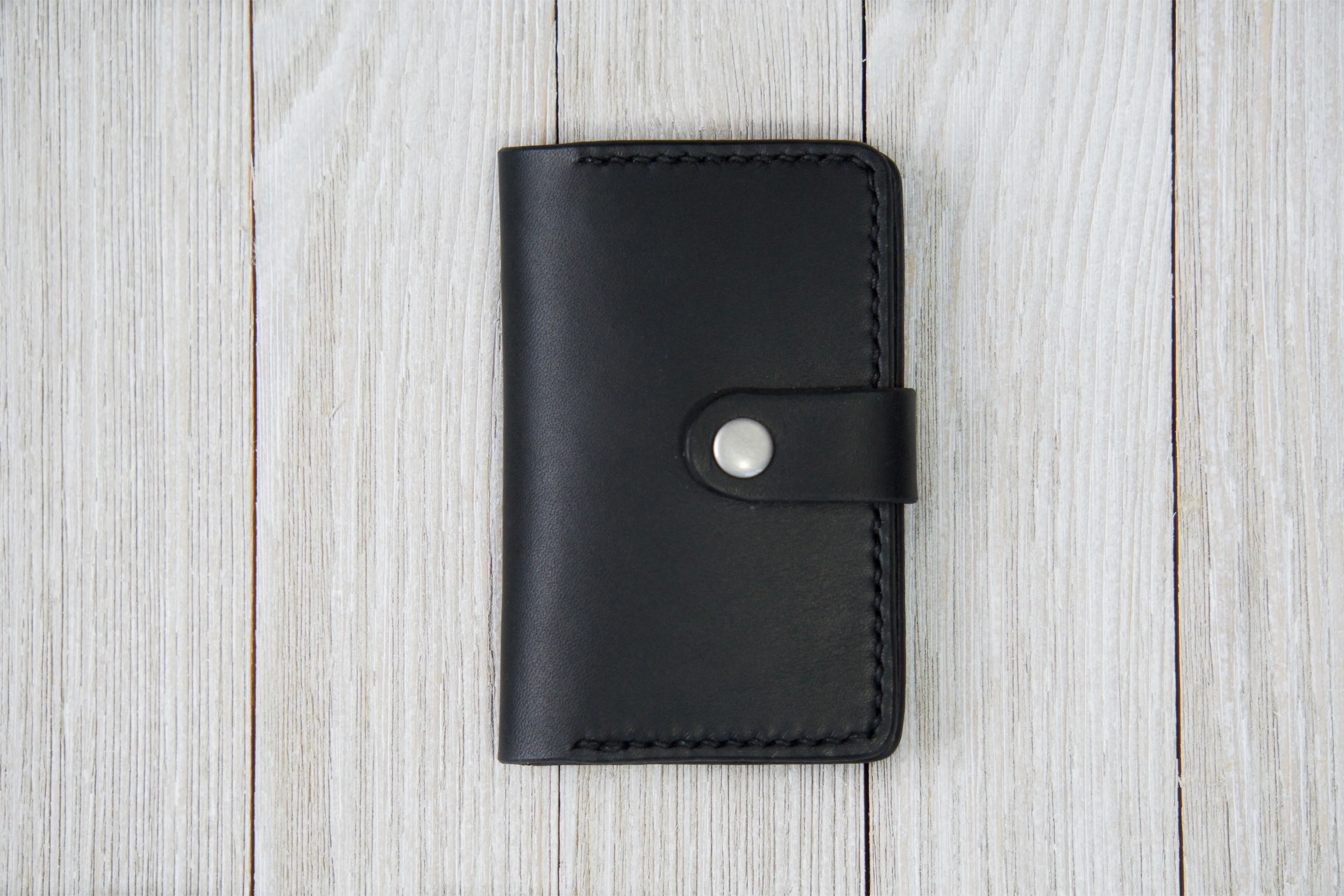 Business Card Wallet In Black