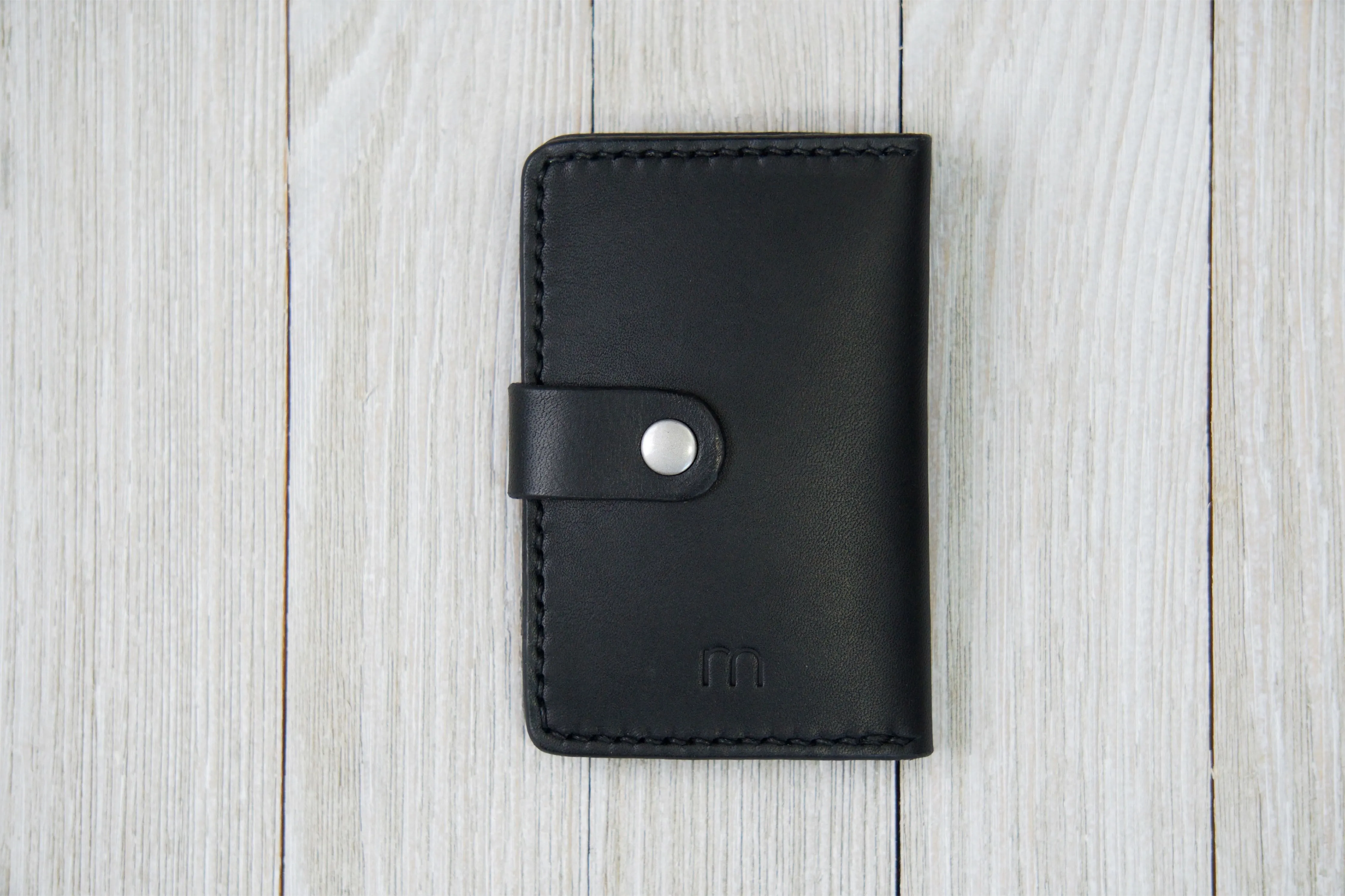 Business Card Wallet In Black