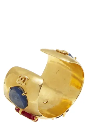 Chanel,  Multicolor Gripoix Cuff, Multi