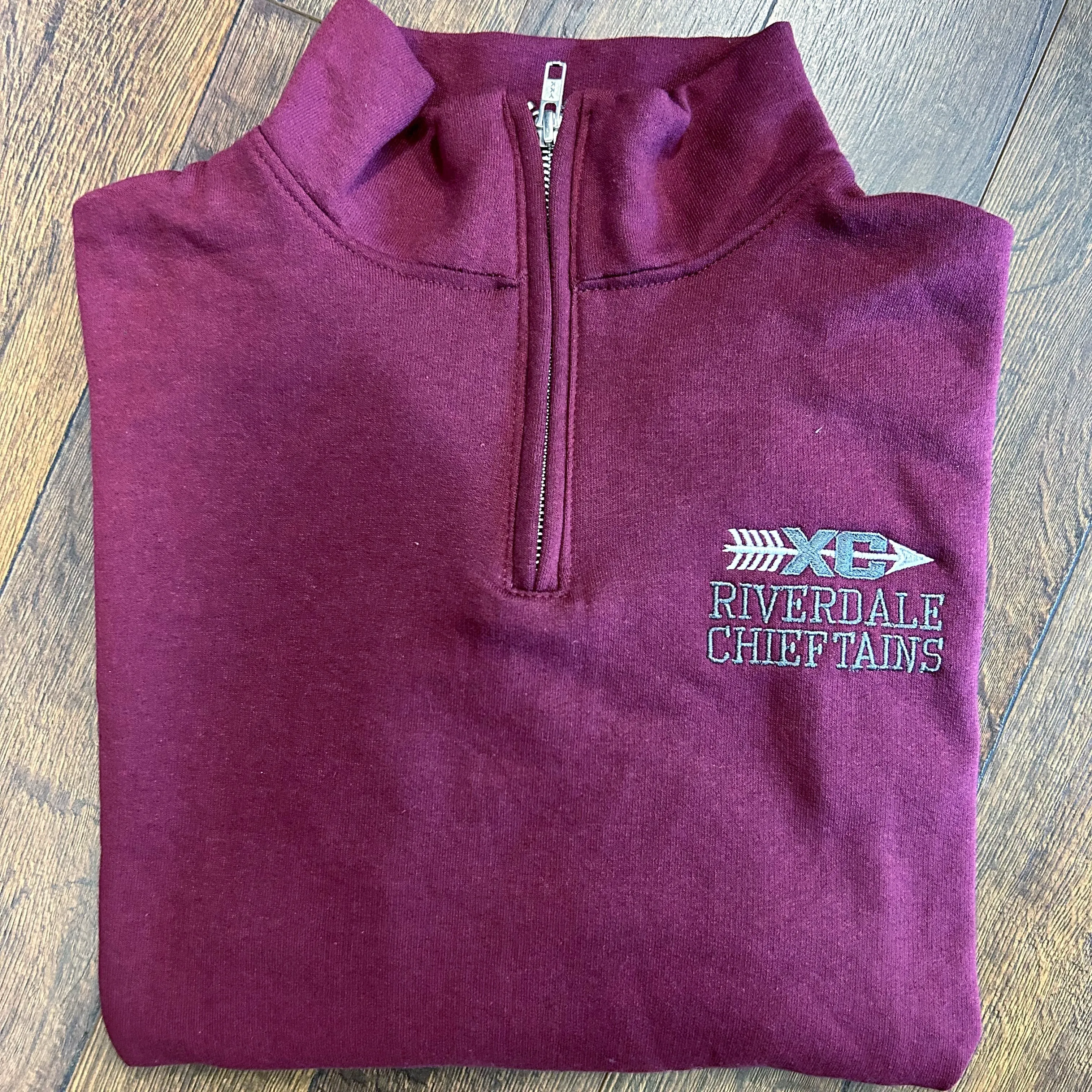 Custom Cross Country School Team Quarter Zip Sweatshirt