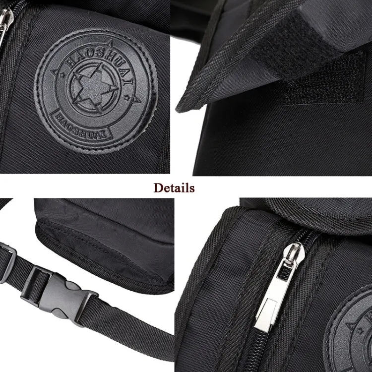 HaoShuai 325 Multi-Function Nylon Leg Bag Mountaineering Outdoor Travel Sports Convenient Waist Bag(Brown)