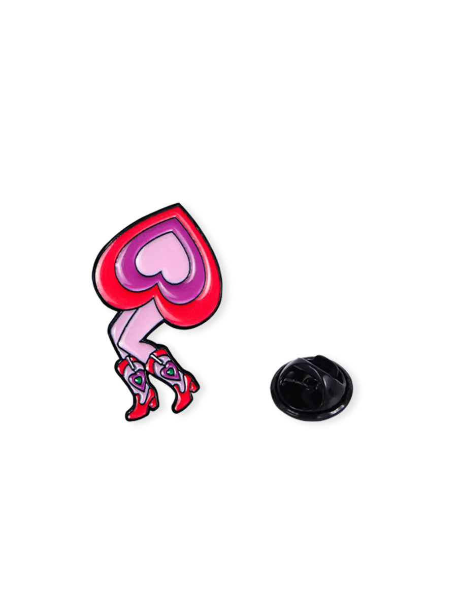 Love Boots Brooch