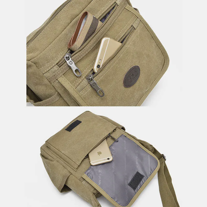 Multi-Pocket Outdoor Sports Shoulder Crossbody Bag