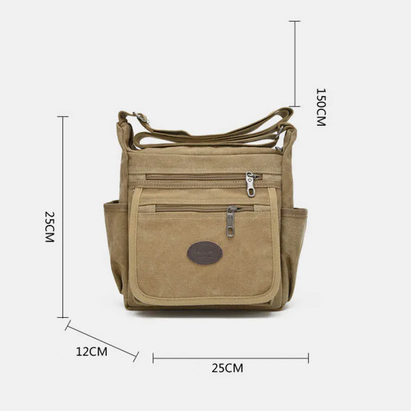 Multi-Pocket Outdoor Sports Shoulder Crossbody Bag