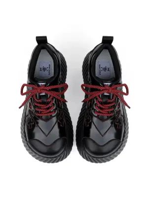 Red Dark Shoes