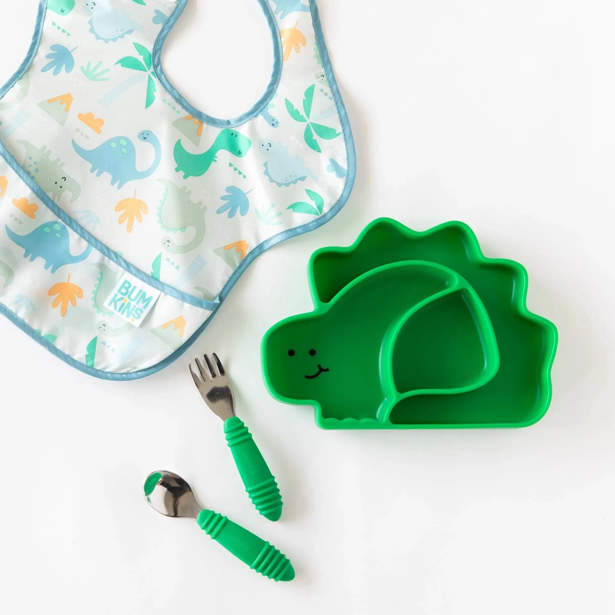 Silicone Grip Dish, Special Edition: Dino