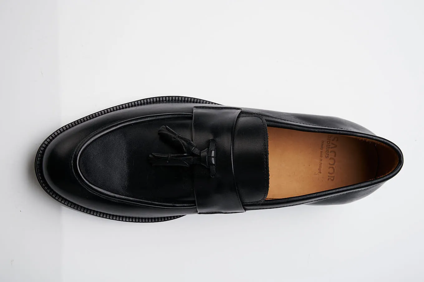 Tassel Loafer shoes in leather