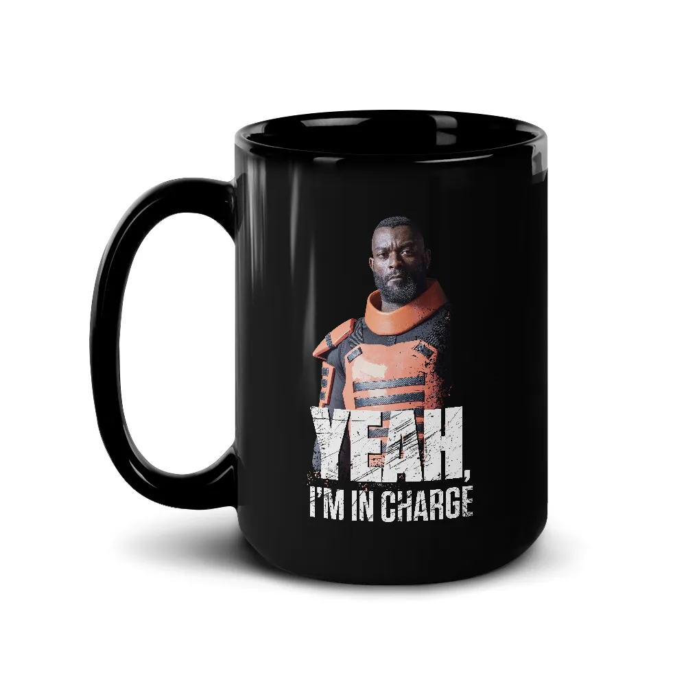 The Walking Dead Mercer In Charge Quote Black Mug