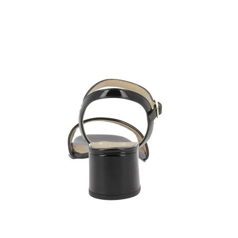 Unisa Kirk Black Heeled Sandal